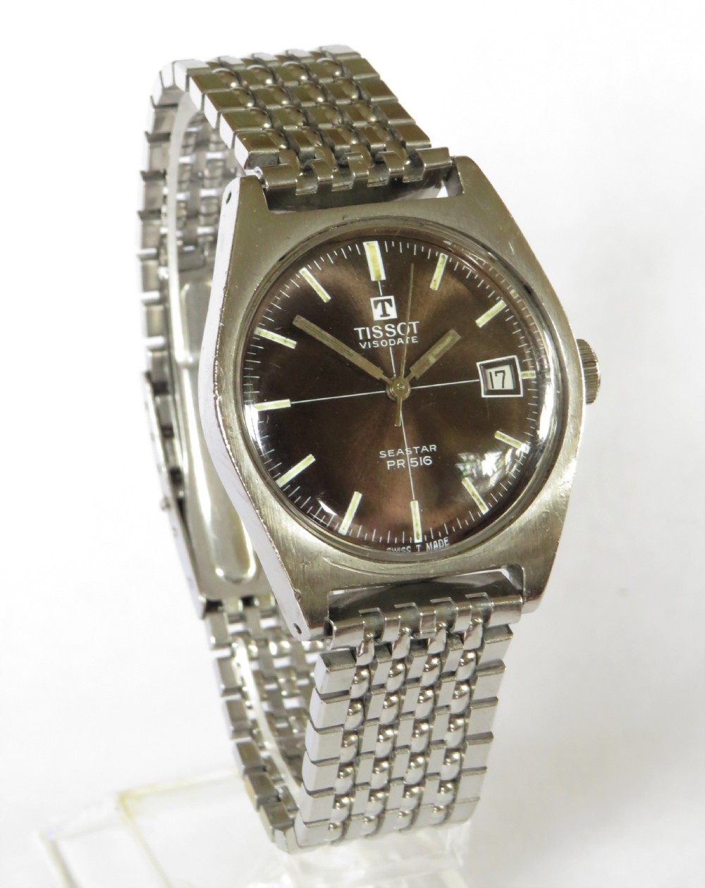 Gents Tissot Visodate Seastar PR516 wrist watch View II