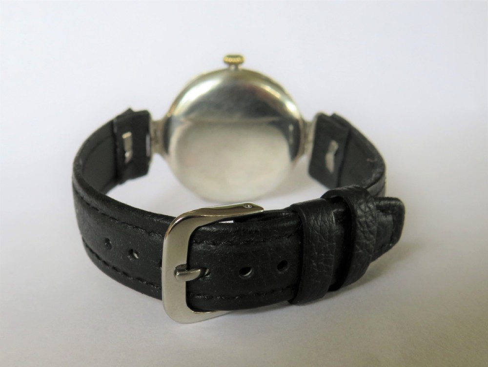 Gents WW1 silver Zenith watch from Favre Leuba View V
