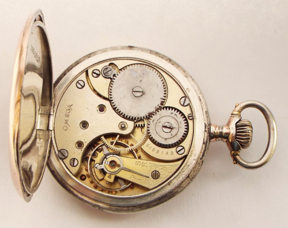 An antique Omega pocket watch. View VI