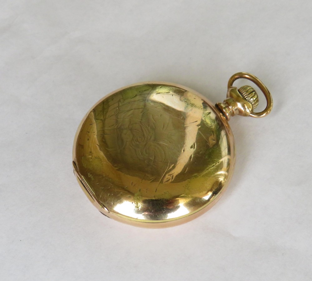 Antique Hampden full hunter pocket watch, 190 View III