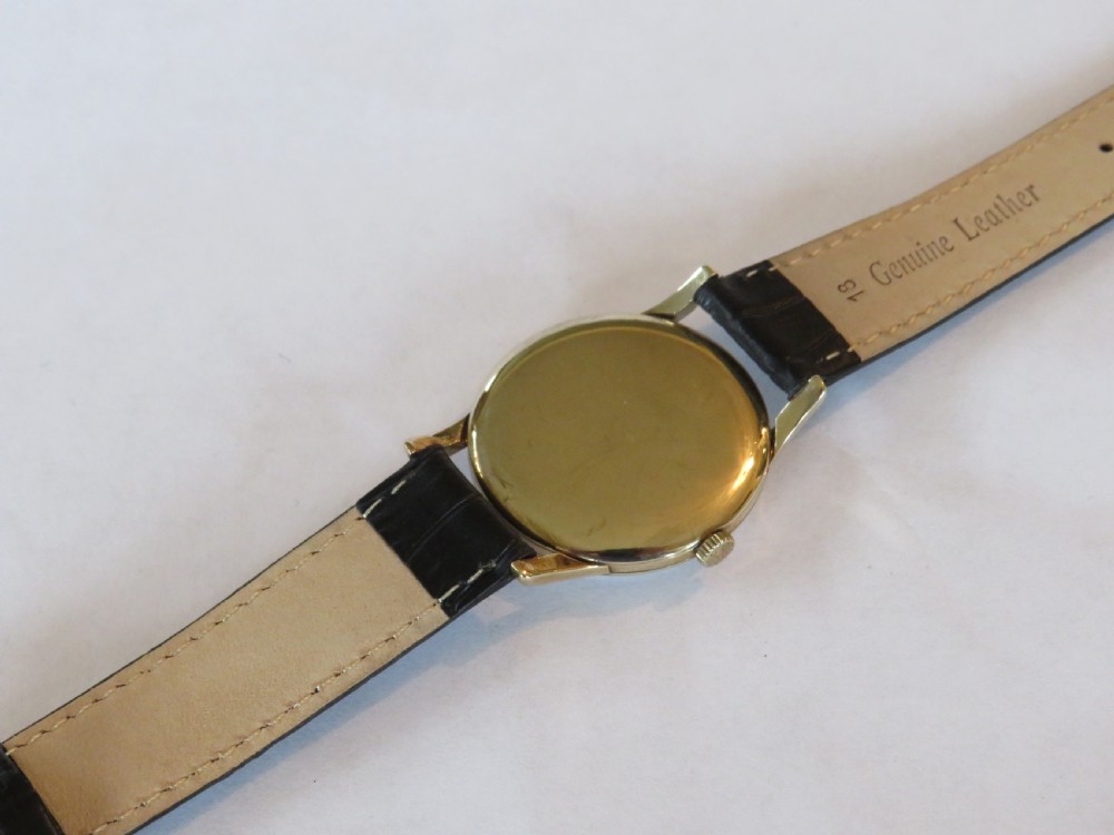 Gents 9ct gold Baume wrist watch, 1963 View IV