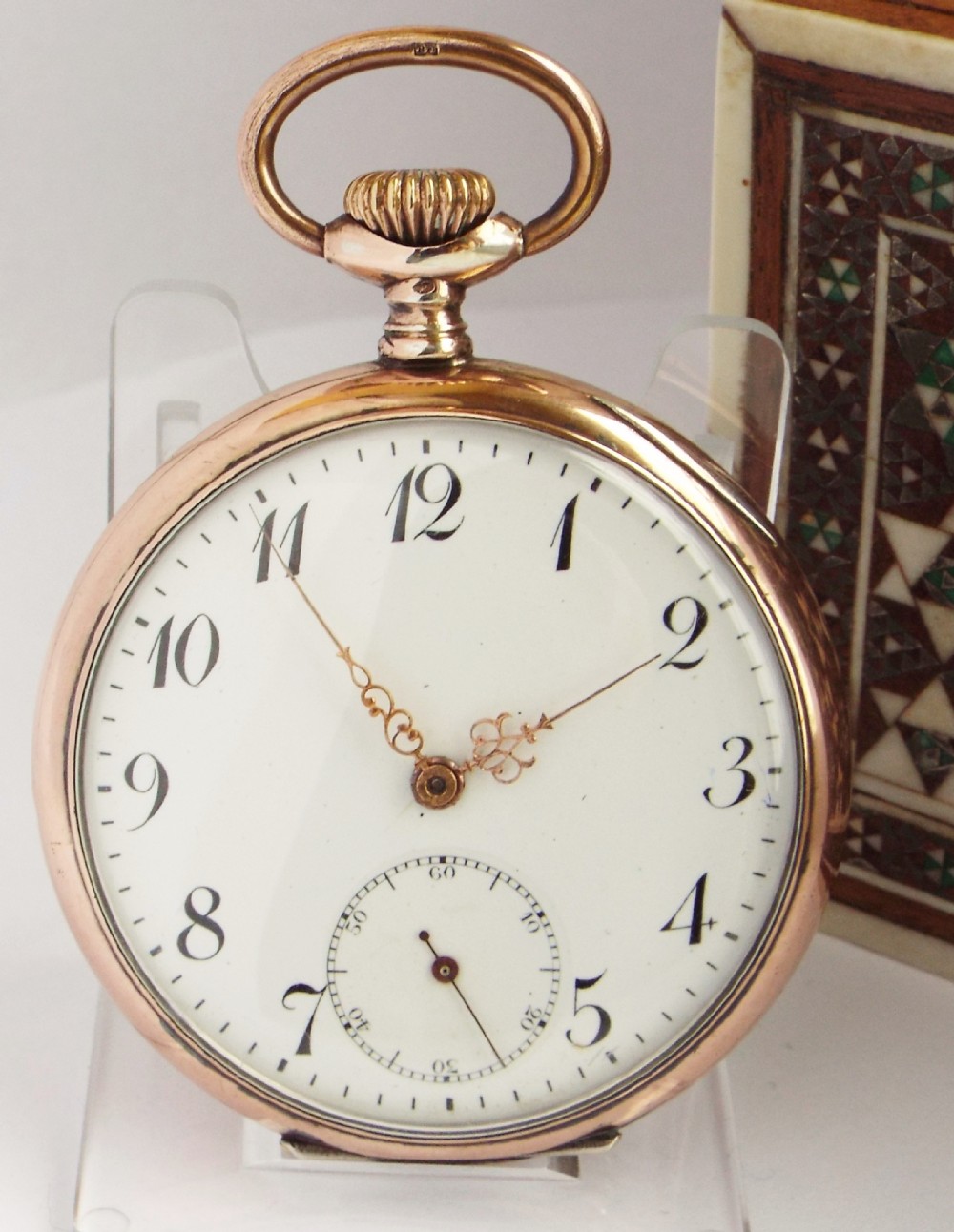 Antique 1920s patria silver pocket watch.