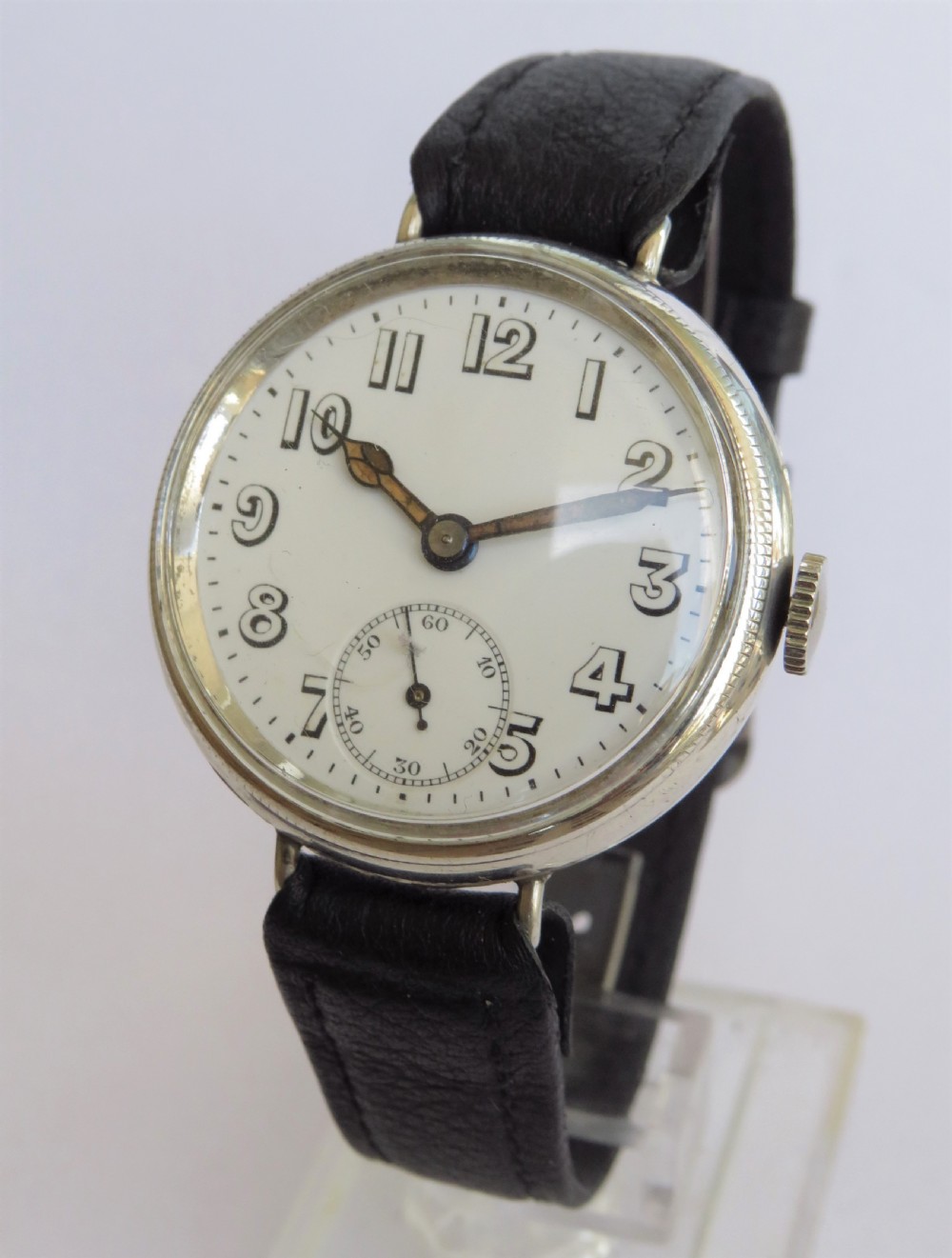 Gents silver trench watch, 1915 View II