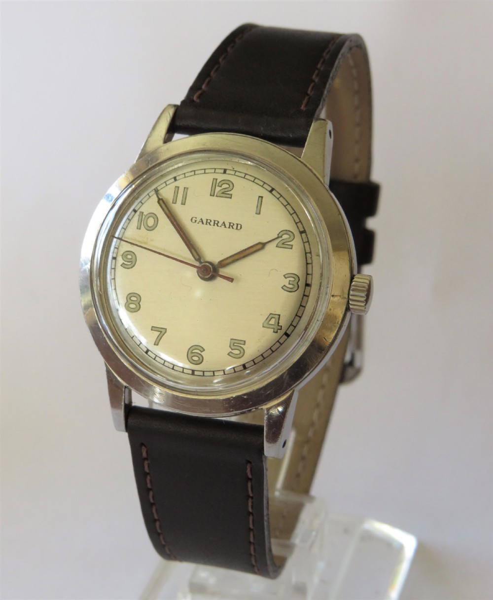 Gents 1950s Garrard wrist watch View II