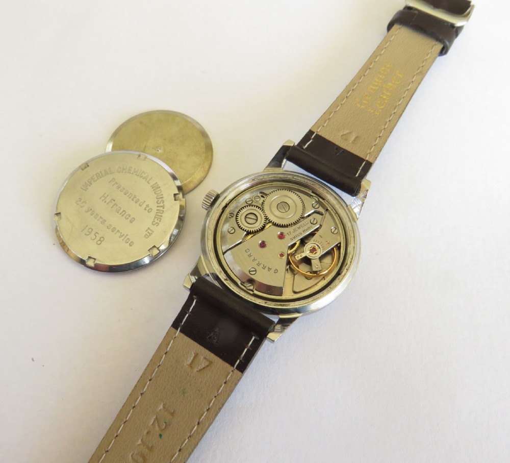 Gents 1950s Garrard wrist watch View III