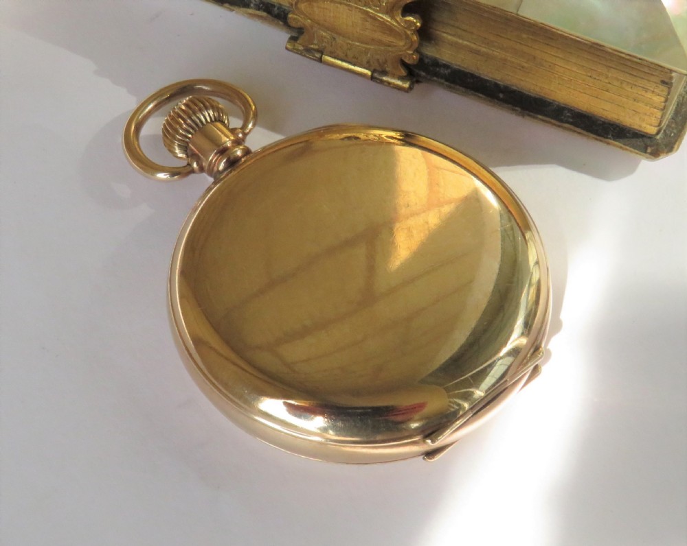 Antique Waltham Riverside full hunter pocket watch View V