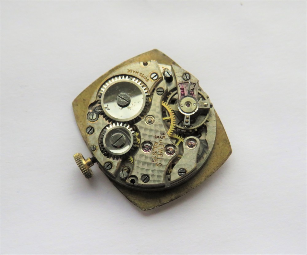 Gents 9ct gold wrist watch, 1929 View VI