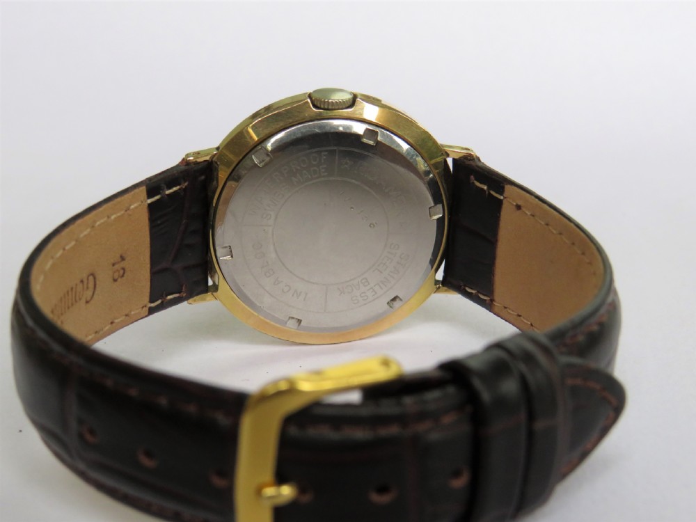 Gents 1950s boxed Roamer wrist watch View V