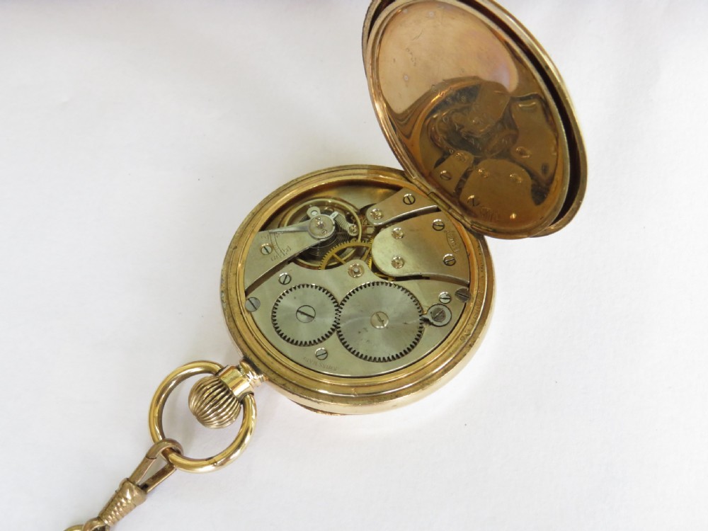 Antique Limit pocket watch and chain View III