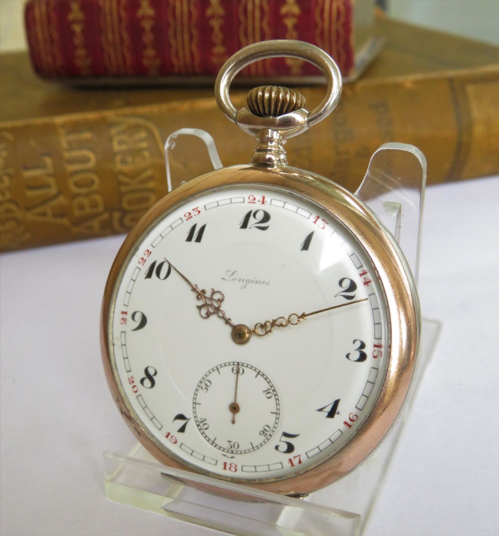 Antique Longines pocket watch, 1928