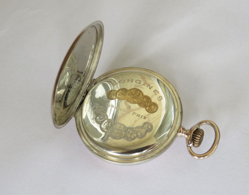 Antique Longines pocket watch, 1928 View IV
