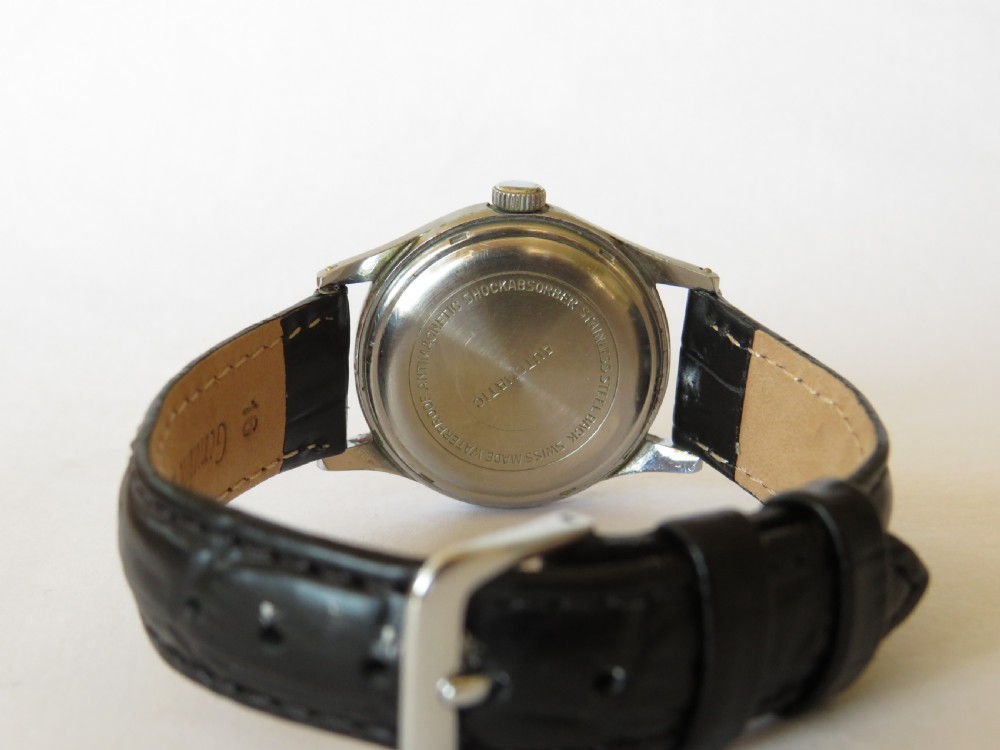 Gents 1950s Aster bumper automatic wrist watch View V