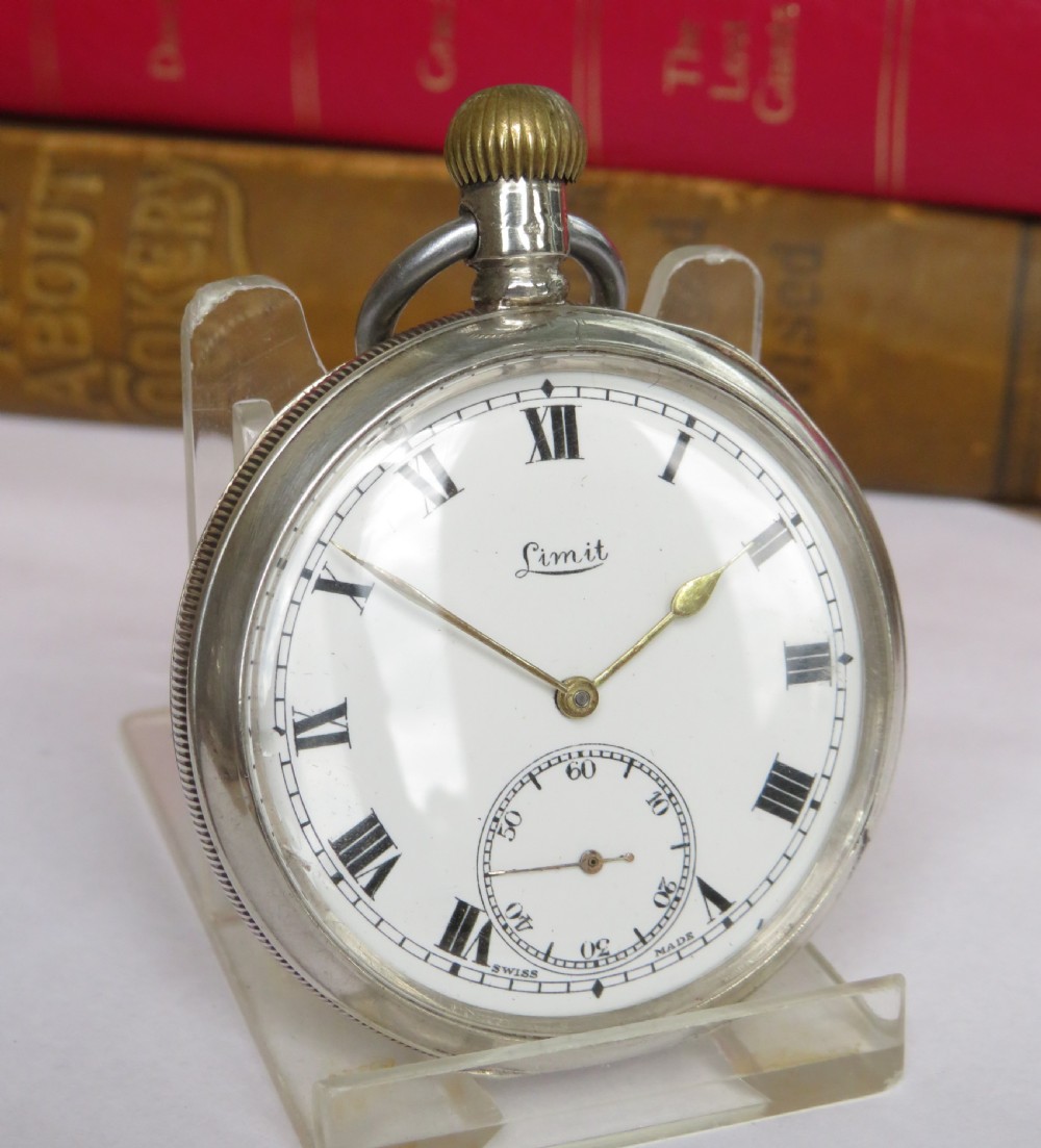 Silver Limit pocket watch, 1922 View II