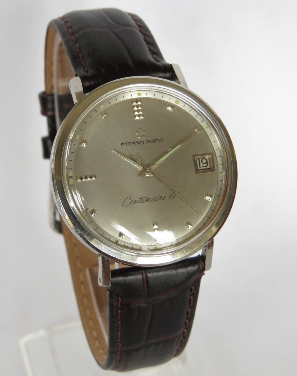Gents Eterna-Matic Centenaire “61” wrist watch, 1964 View II
