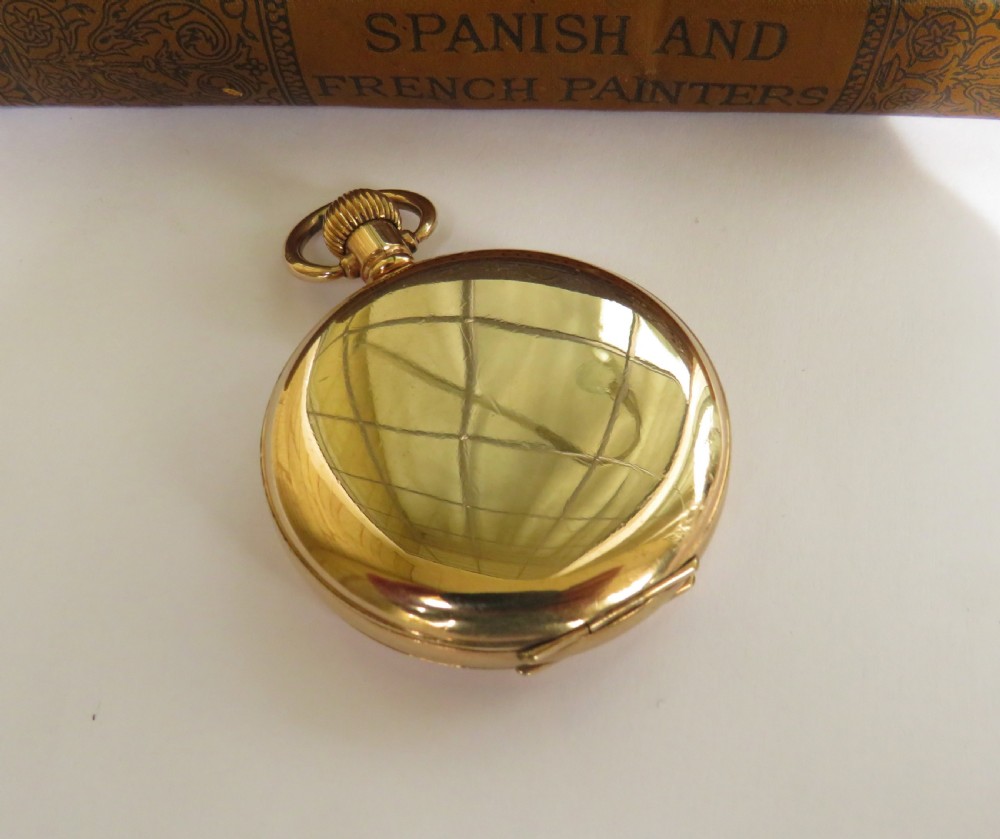 Waltham full hunter pocket watch, 1918 View V