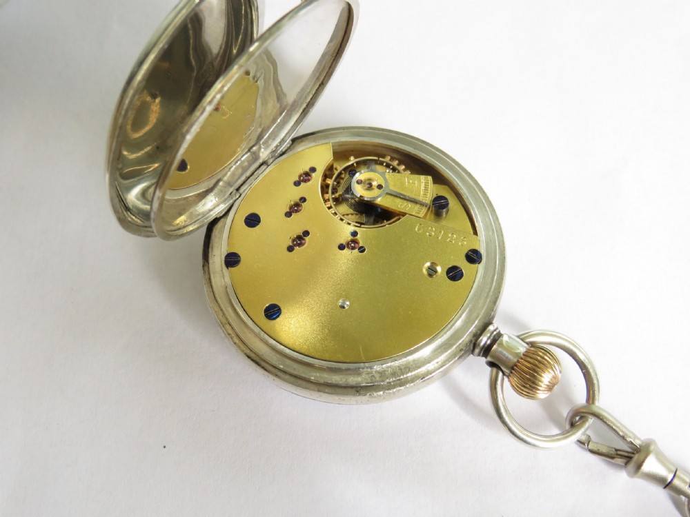Antique silver Errington pocket watch for H Samuel View III