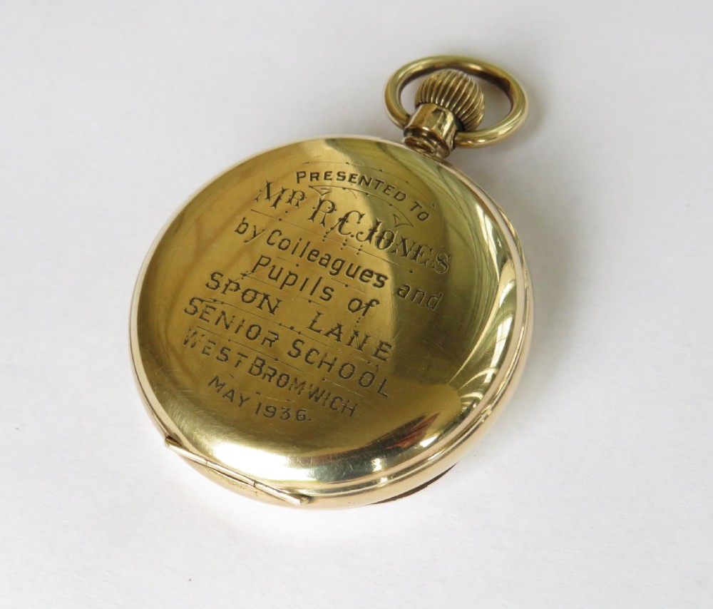 1930s Swiss chronometer grade pocket watch View IV