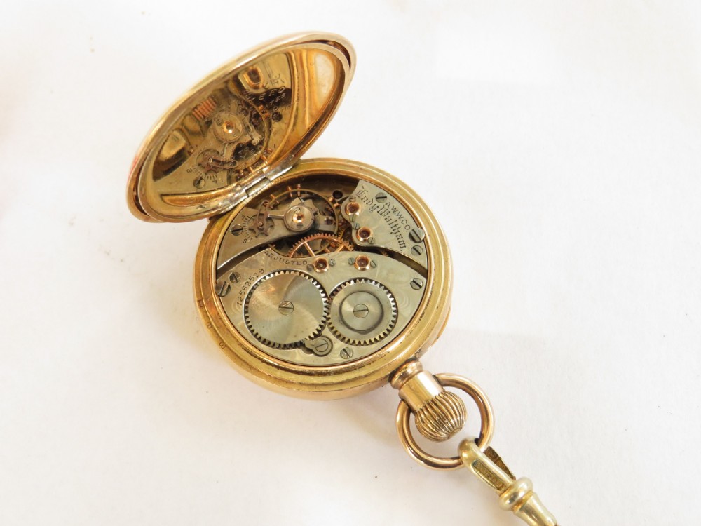 Antique Lady Waltham fob watch and albertina View IV