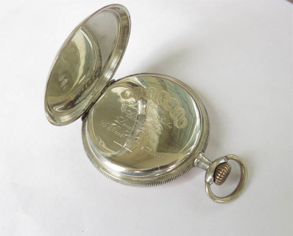 Antique Chronomètre Louis Boon pocket watch View IV