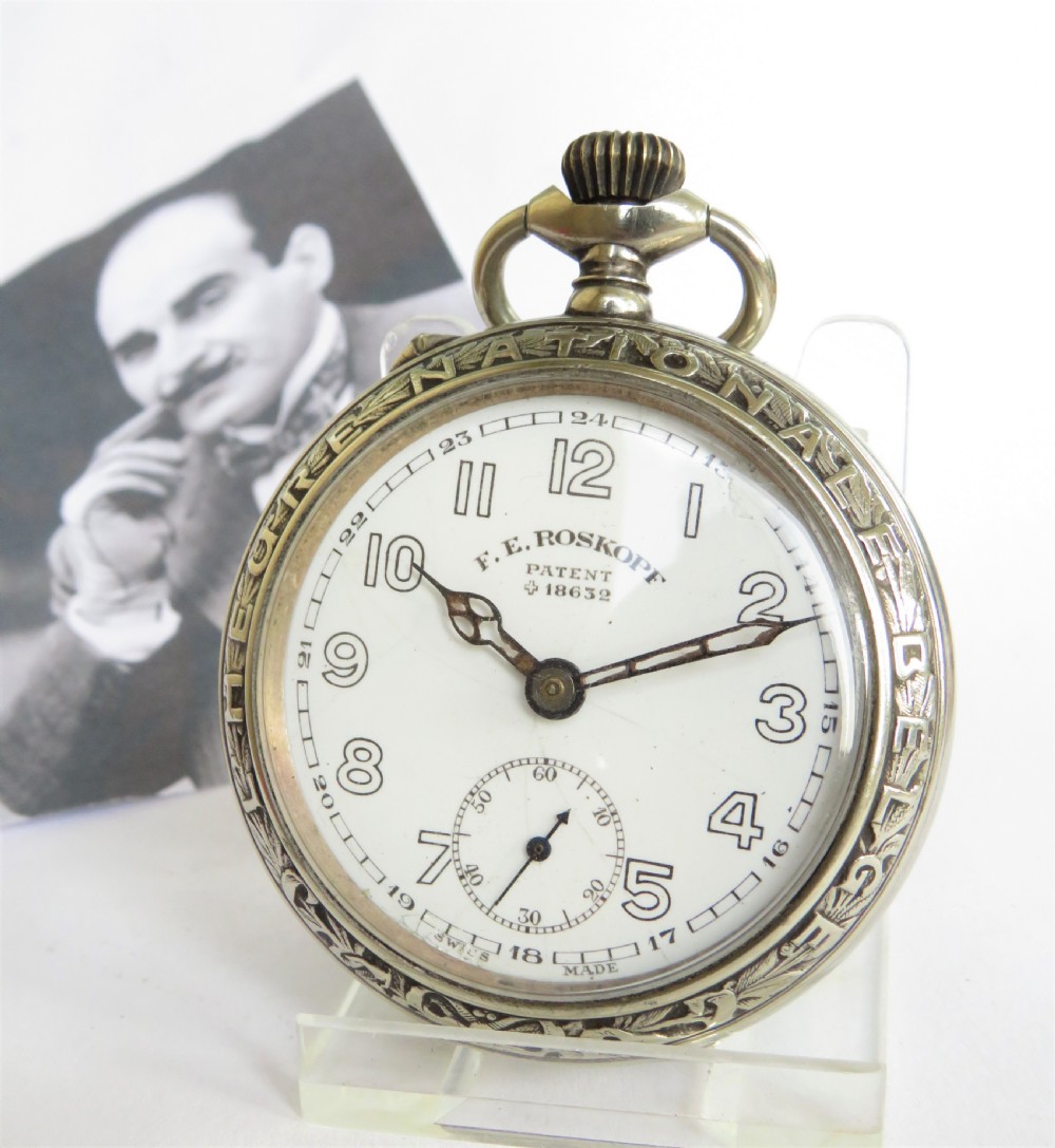 Antique F E Roskopf pocket watch