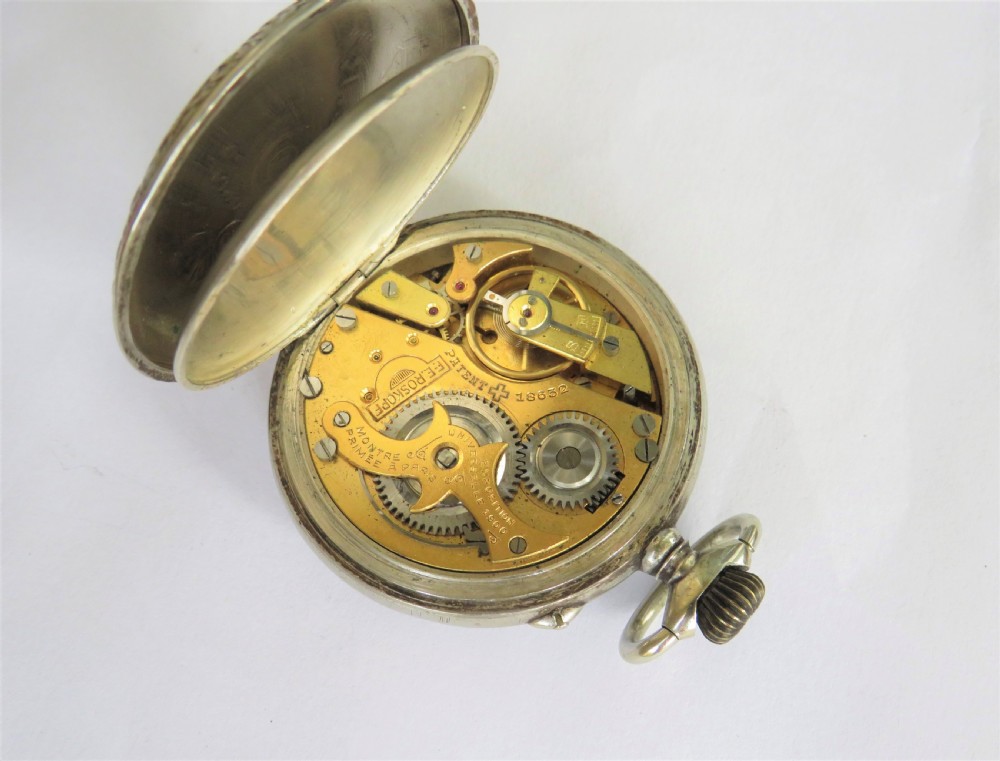 Antique F E Roskopf pocket watch View III