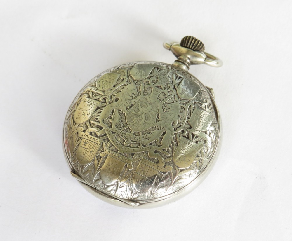 Antique F E Roskopf pocket watch View V