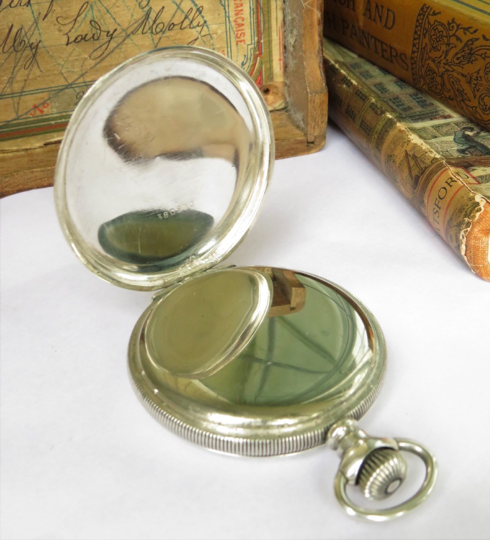 1930s Syren full hunter pocket watch View IV