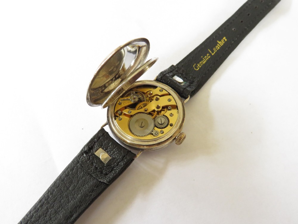 Gents silver Fonetainemelon wrist watch, 1923 View II
