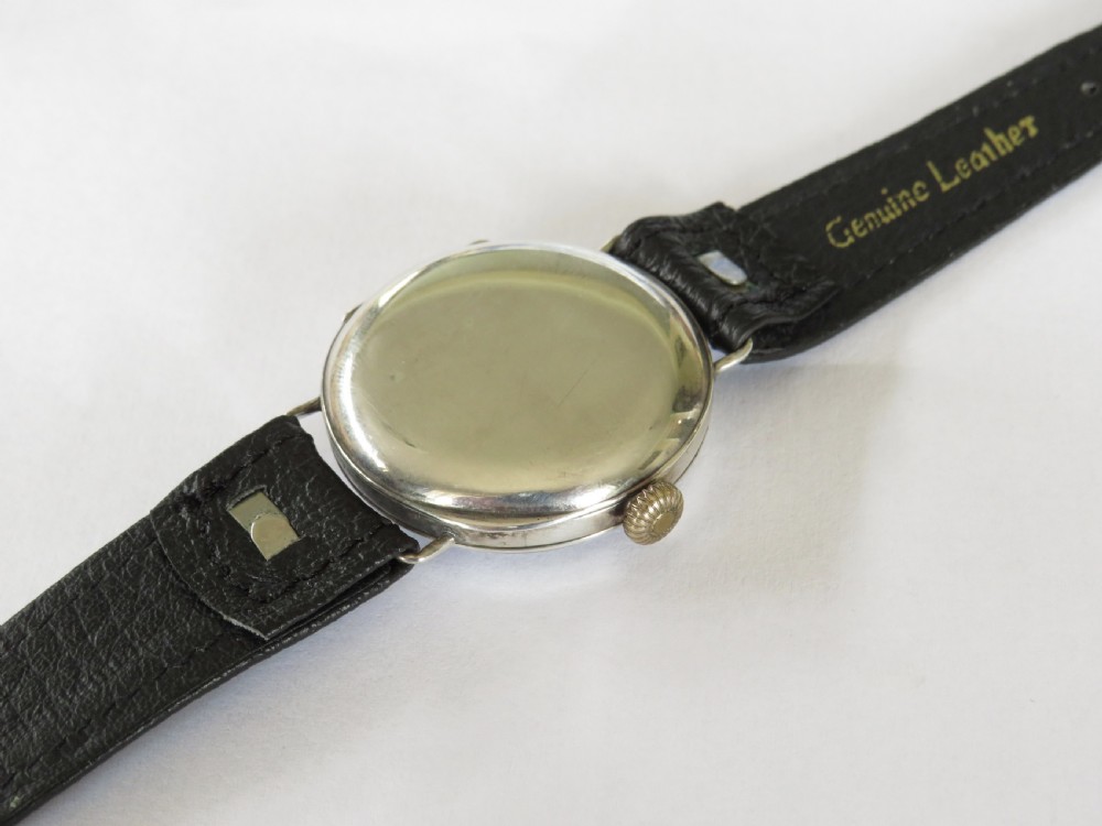 Gents silver Fonetainemelon wrist watch, 1923 View IV