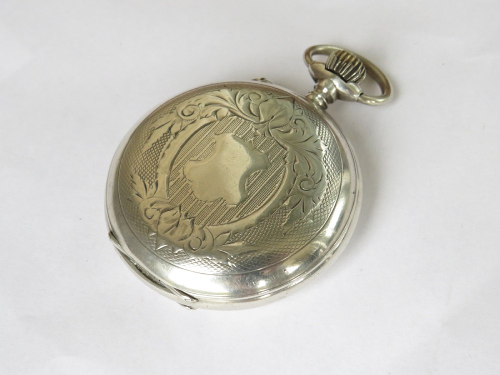 Antique Systeme Roskopf full hunter pocket watch View IV