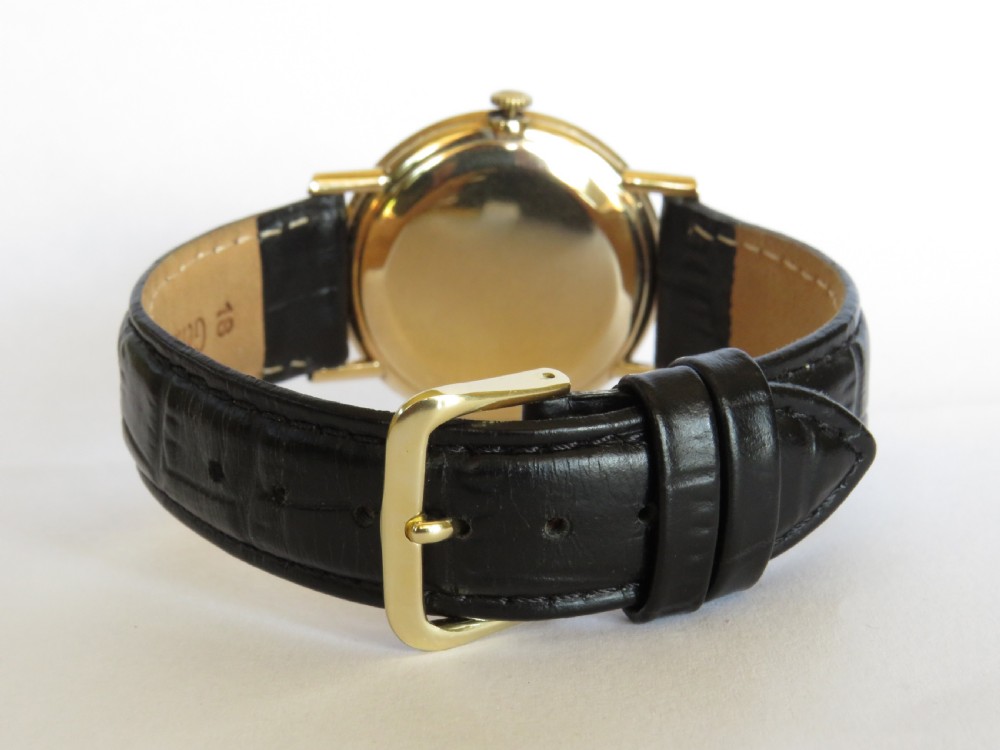 Gents 9ct gold Bernex wrist watch, 1965 View IV