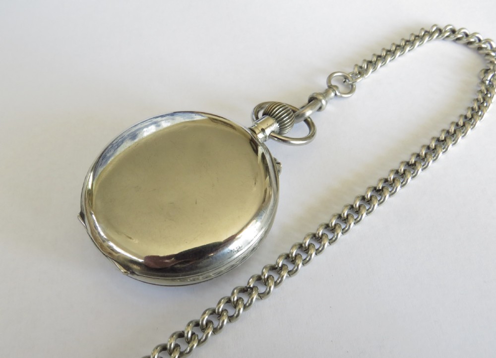 Antique Swiss pocket watch and chain View IV
