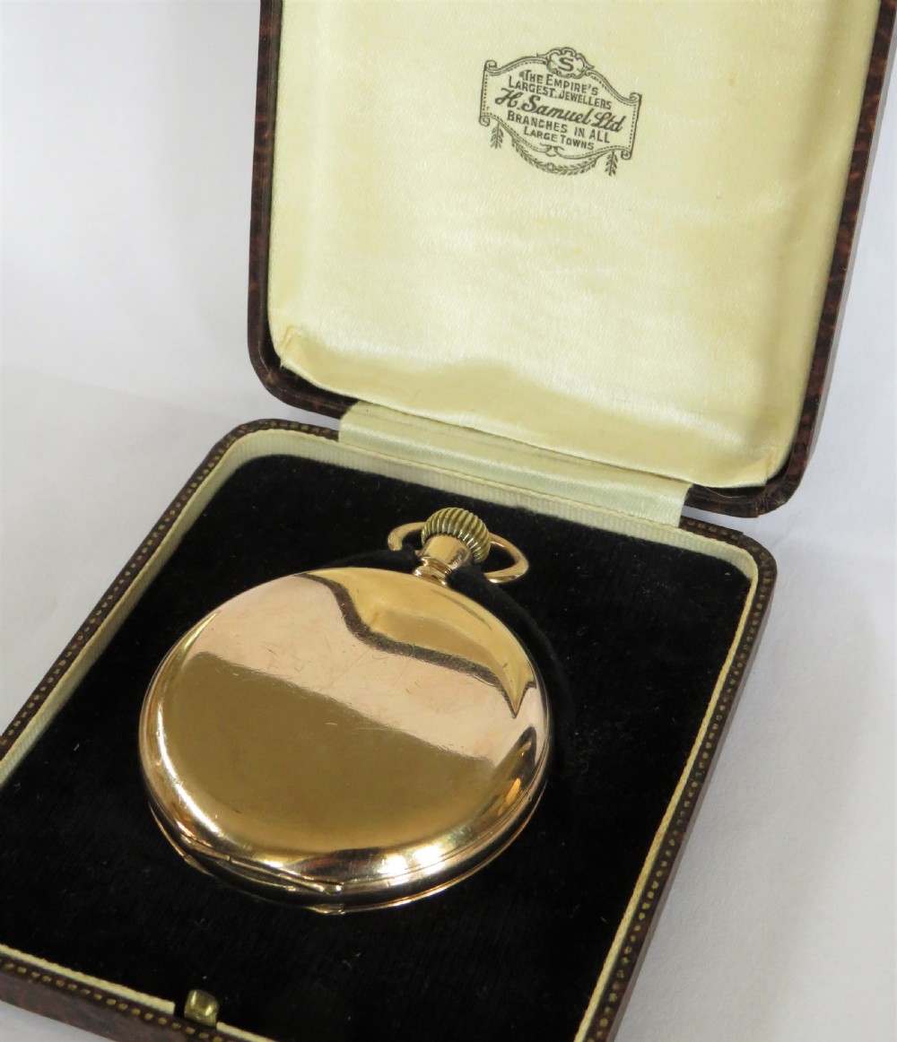 A boxed “Everite” full hunter pocket watch from H Samuel. View III
