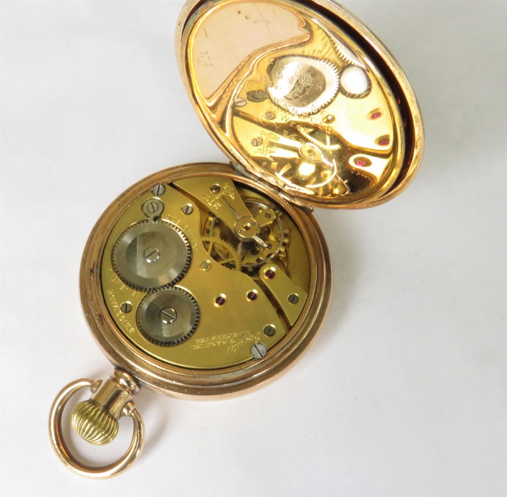 A boxed “Everite” full hunter pocket watch from H Samuel. View V