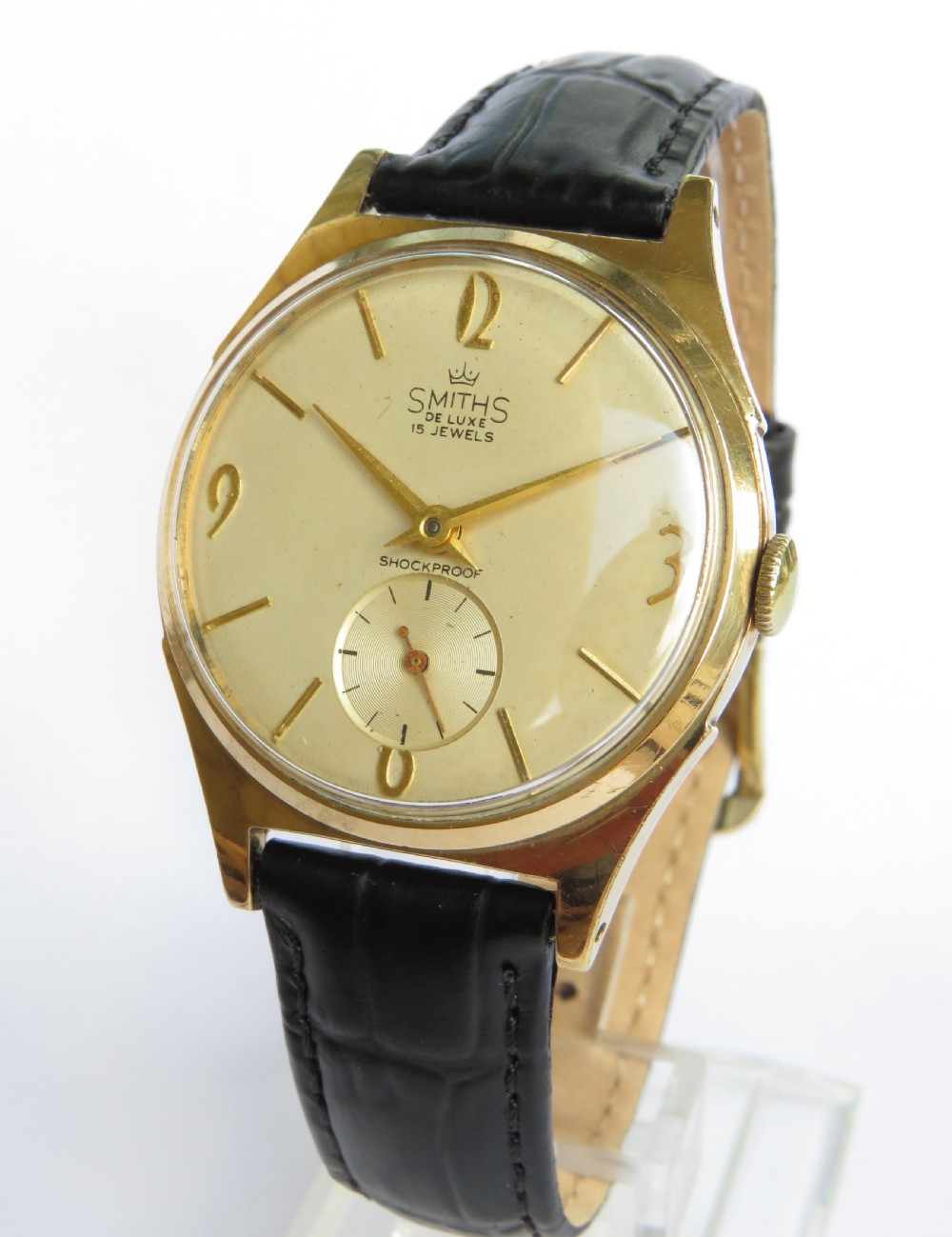 Gents Smiths De Luxe wrist watch, made in England