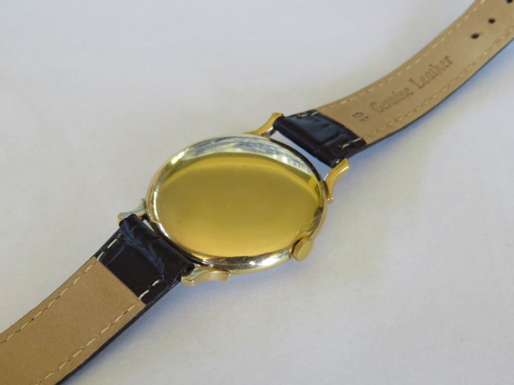 Gents 9ct wrist watch from J W Benson, 1958 View V