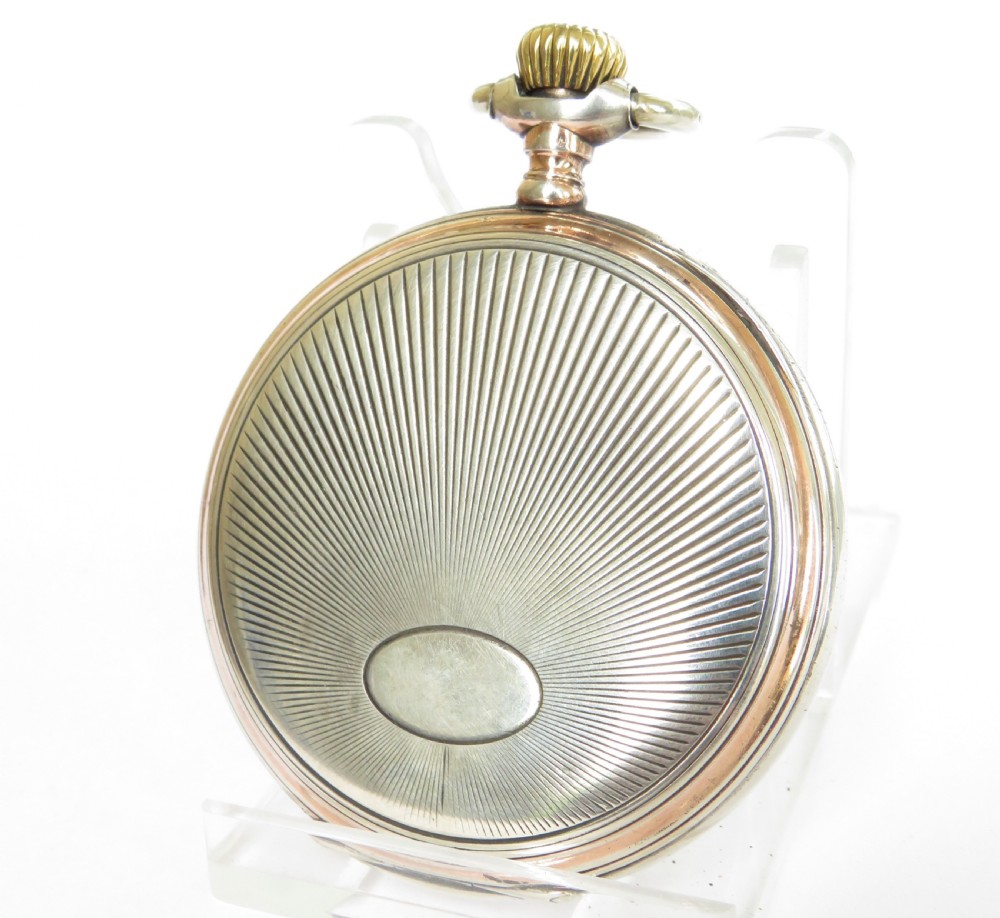 Antique Swiss silver pocket watch View IV