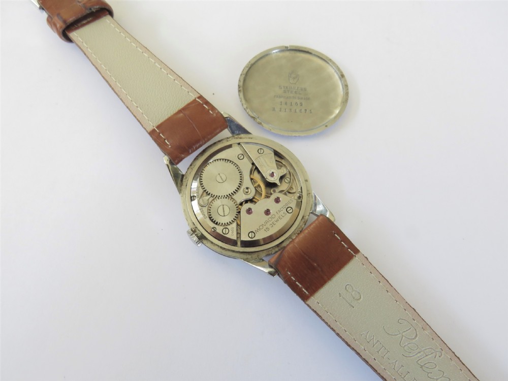 Gents 1950s Movado wrist watch View V