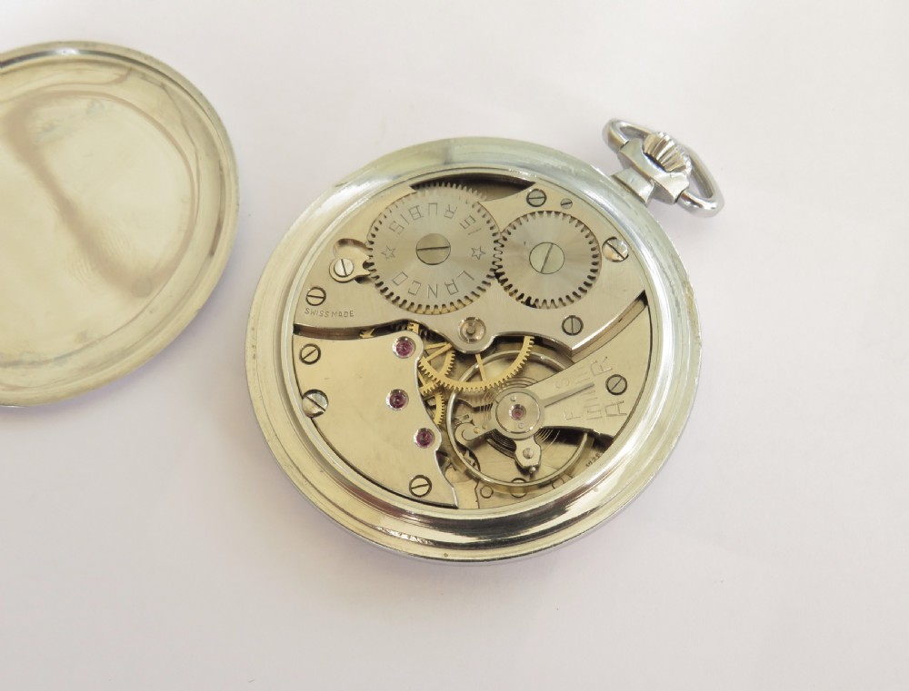1930s Lanco pocket watch by Langendorf View II