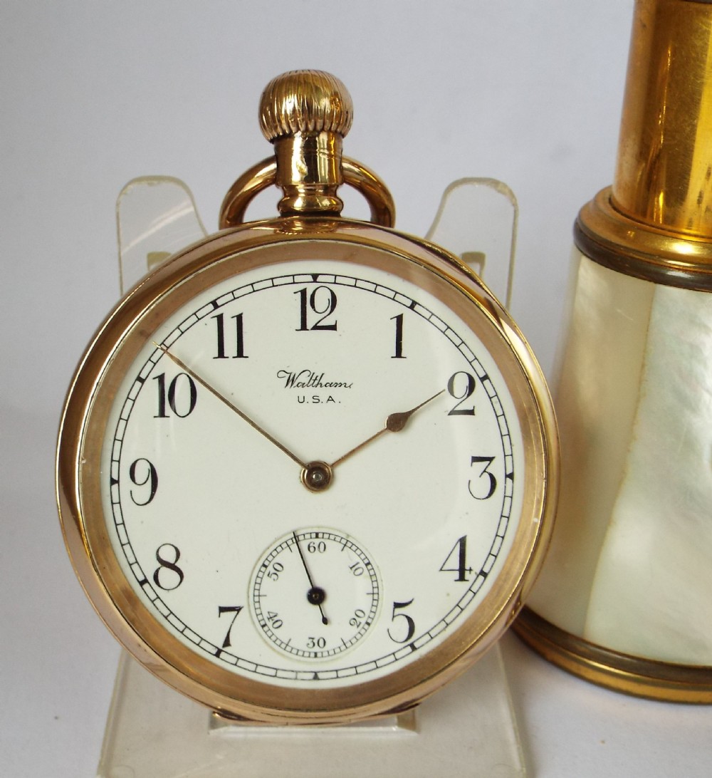Antique 1906 Waltham pocket watch.