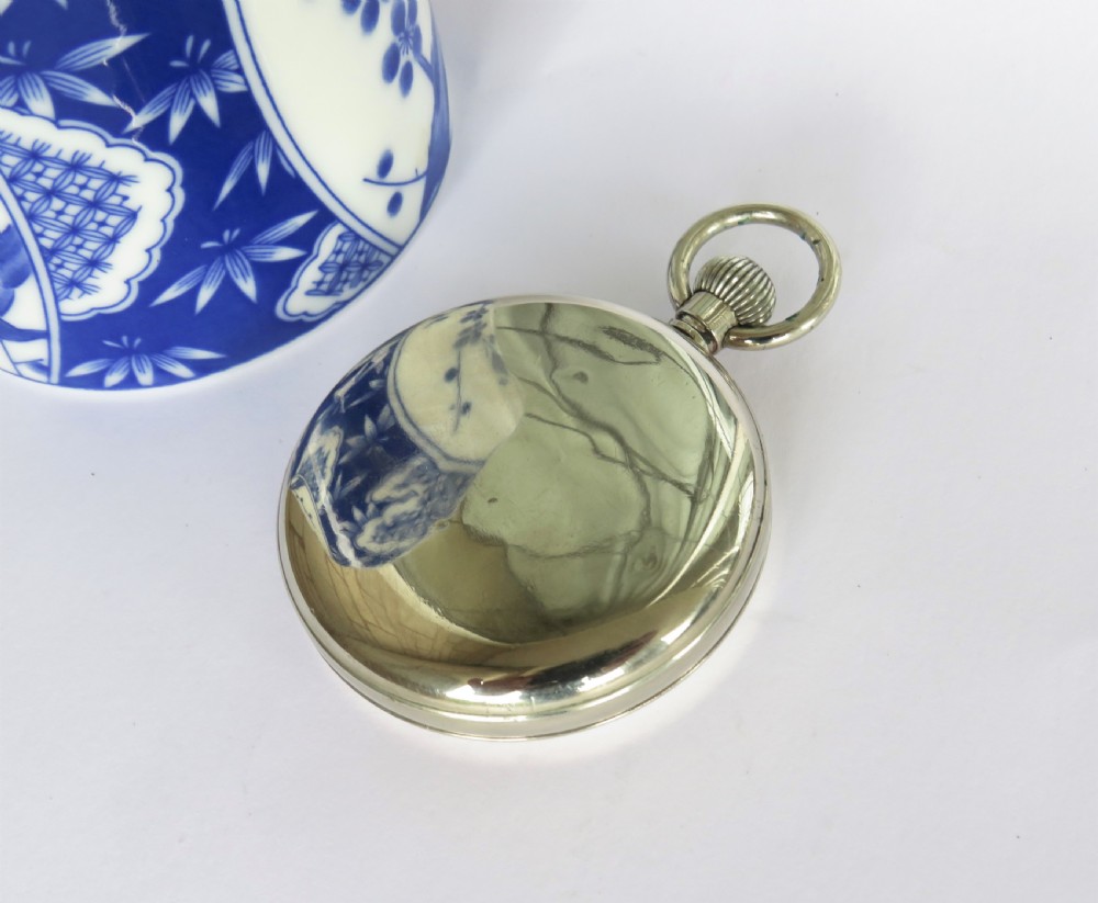 WW2 era 1940s Omega pocket watch View III