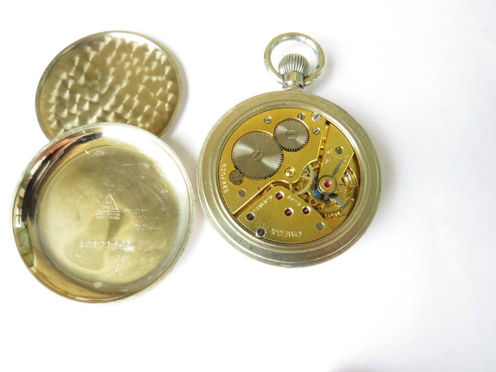 WW2 era 1940s Omega pocket watch View IV