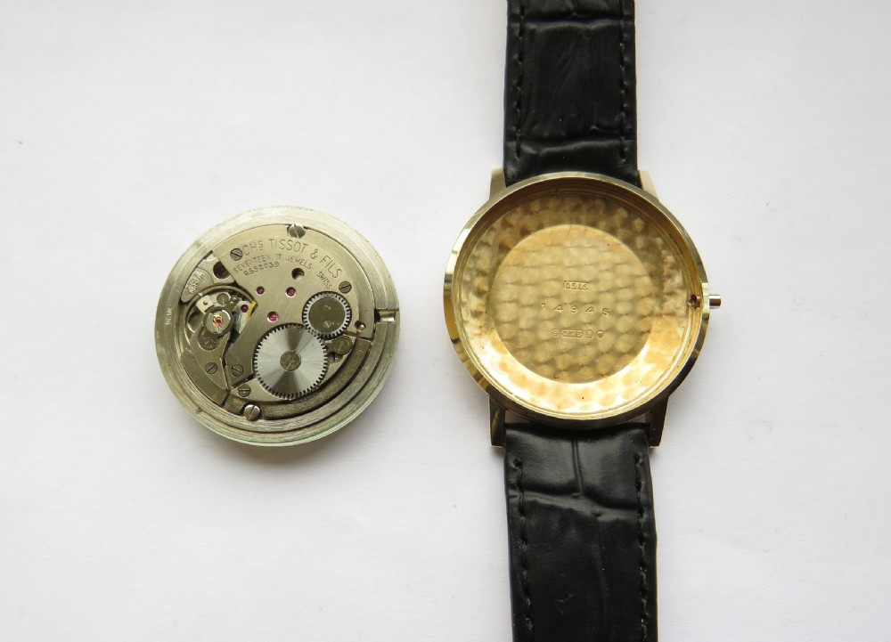 Gents 9ct gold Tissot Visodate Seastar Seven watch View III