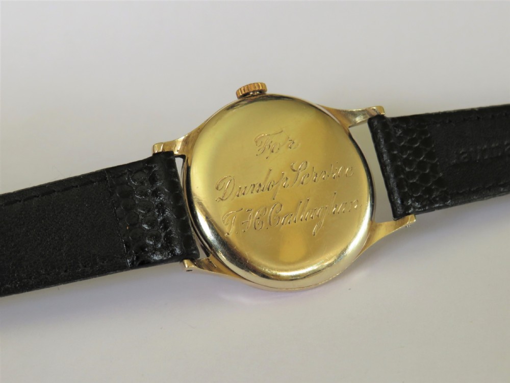 9ct gold wrist watch from Garrard, 1957 View V