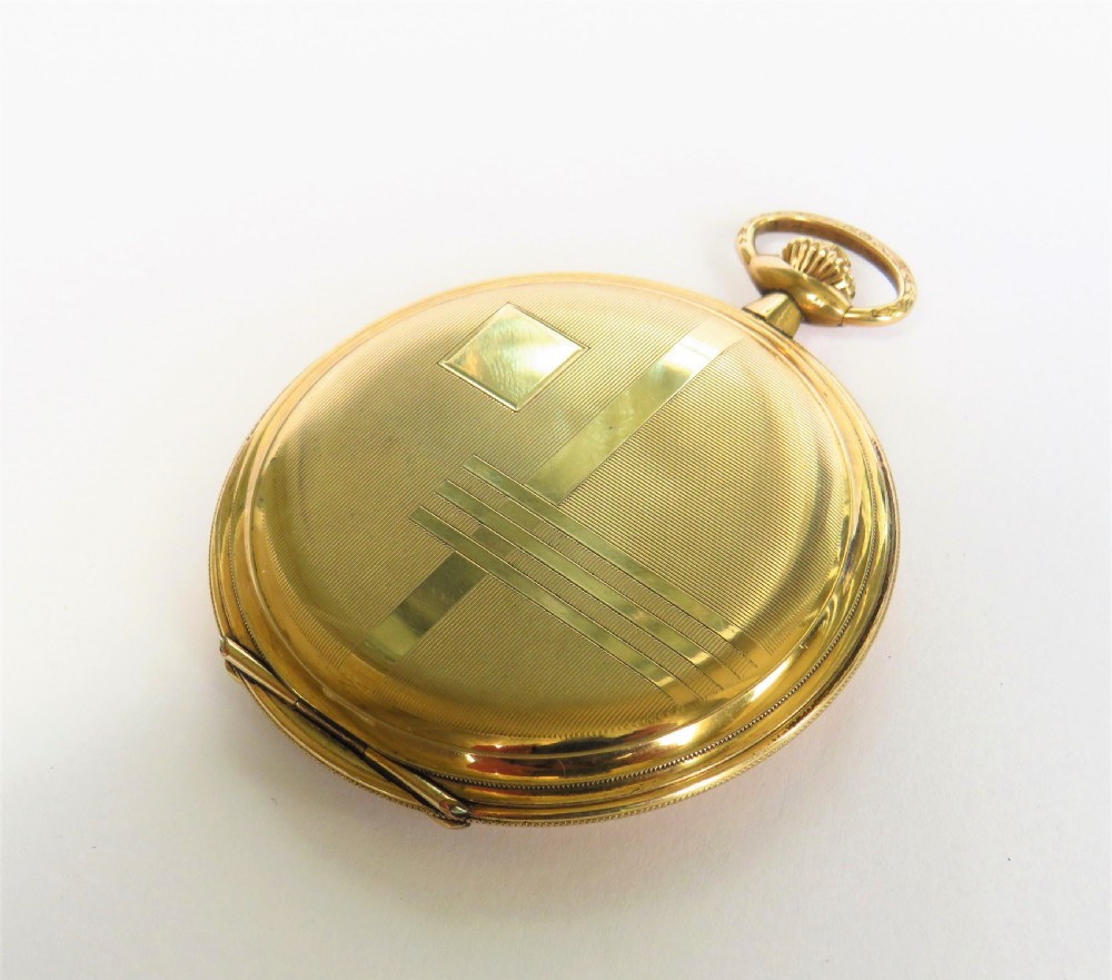 1930s Lanco Art Deco pocket watch, super condition View II