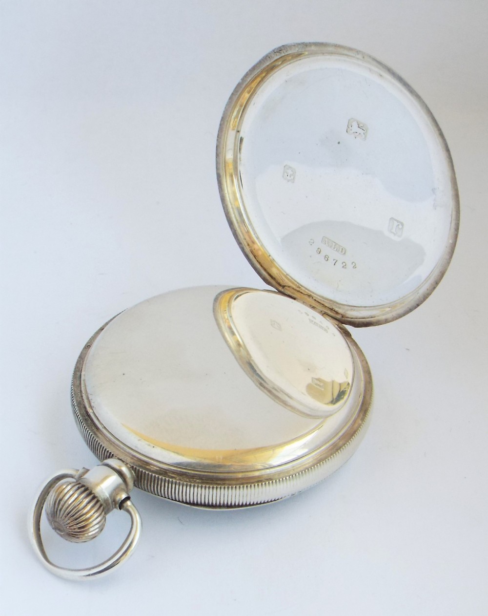 Antique Revue pocket watch from J W Benson. View III