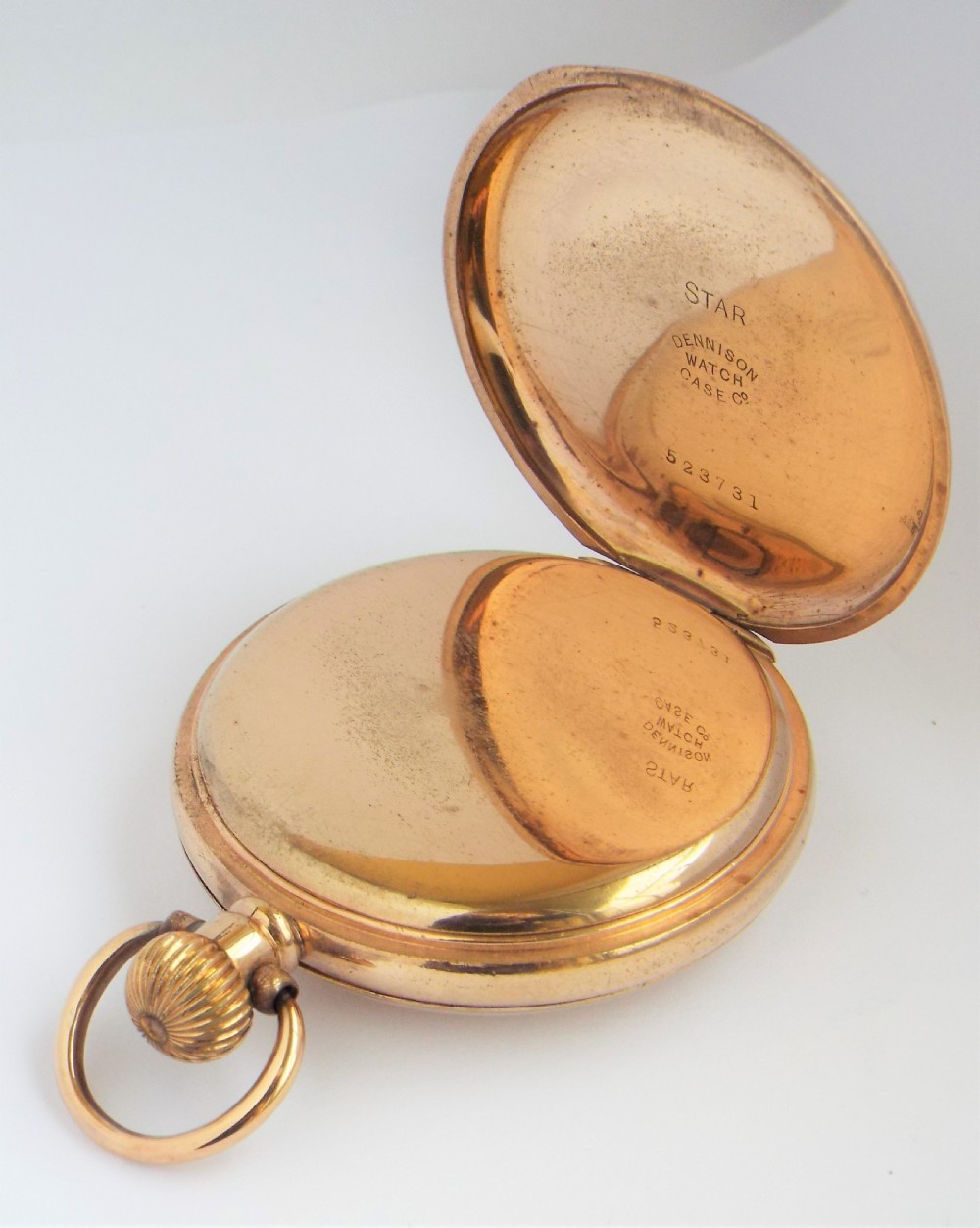 1920s Coventry Astral half hunter pocket watch from H Williamson. View IV