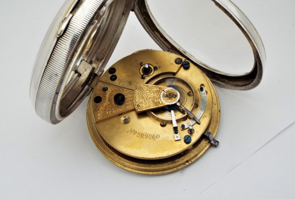 An antique “Express” English Lever pocket watch by J G Graves of Sheffield. View V