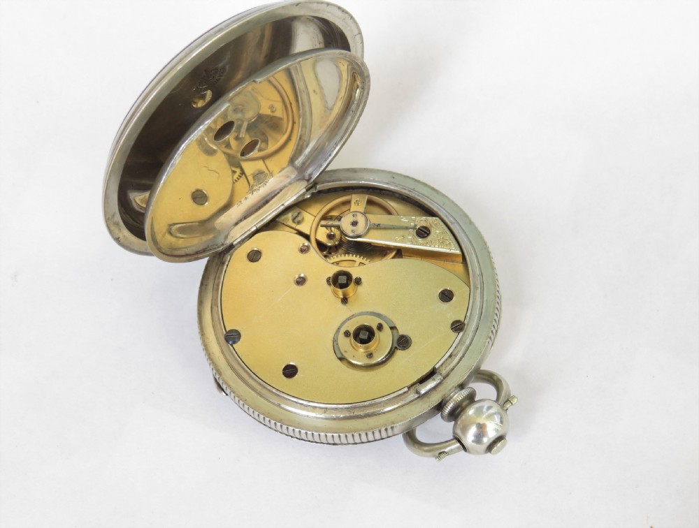 Antique silver pocket watch, circa 1900 View II