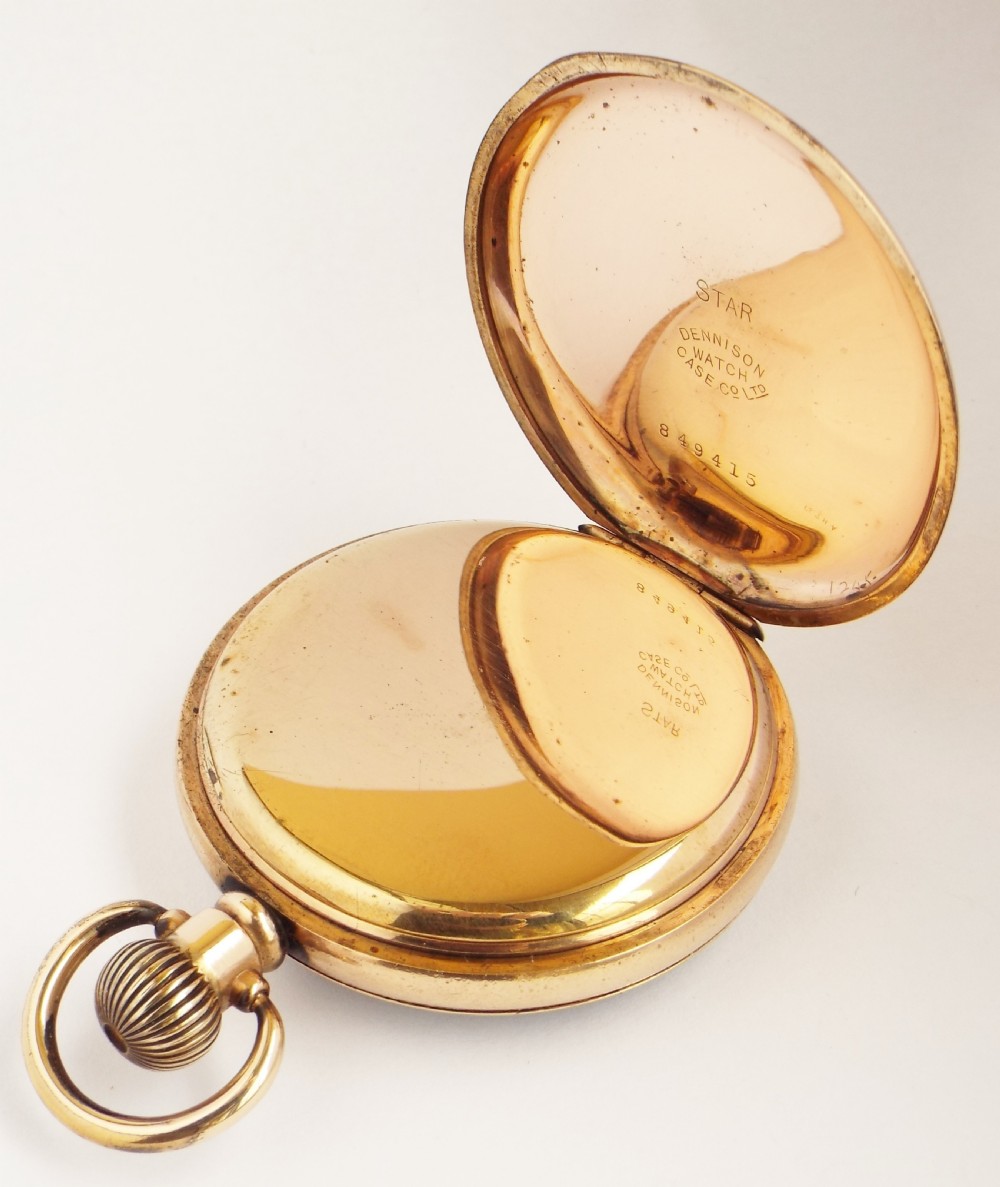 A vintage 1925 Waltham pocket watch. View III
